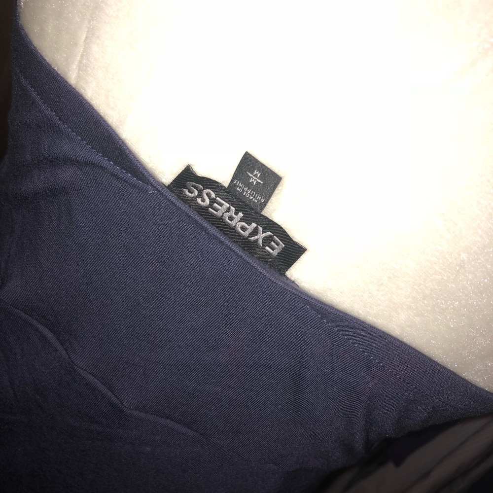 NWOT Purple Ruffle Halter Top - Picture 5 of 5